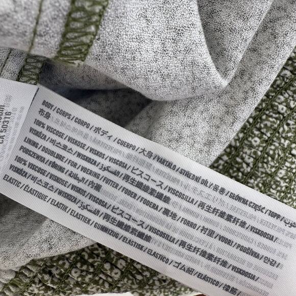 Abercrombie & Fitch Womens Floral Twist Cutout Sleeveless Green Jumpsuit Small - Picture 9 of 10